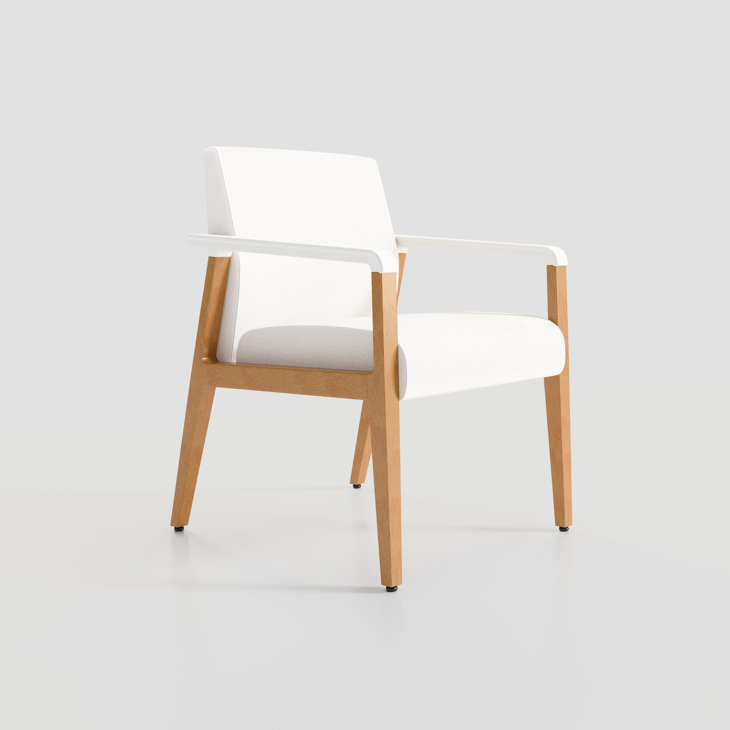Faeron Wood Library Chair